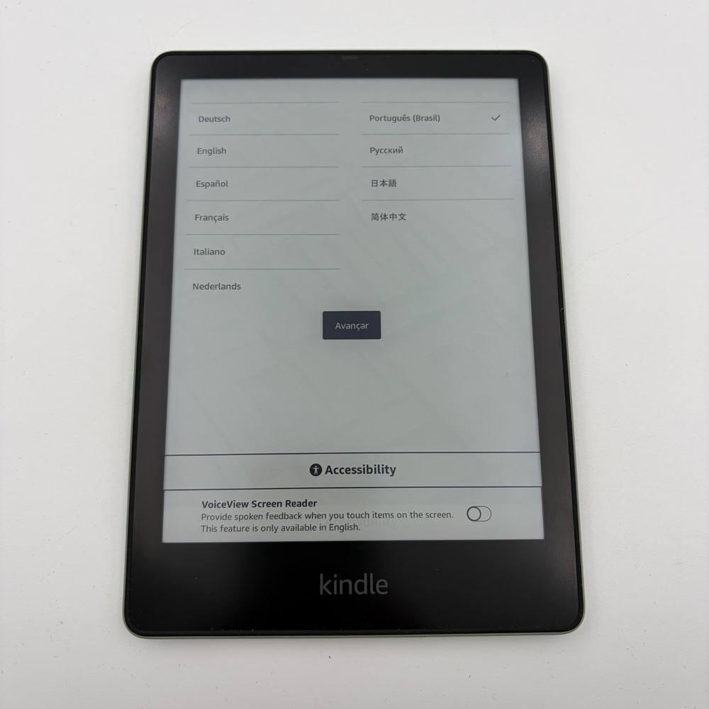 Amazon Kindle Paperwhite Signature Edition 11th Gen E-Reader M2L4EK Green - Fair